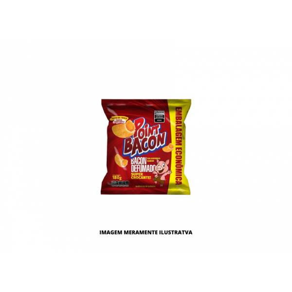 SALGADINHO - POINTCHIPS - 180g BACON LISO - CX13